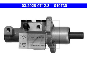 ATE 03.2026-0712.3 pagrindinis cilindras, stabdžiai 
 Stabdžių sistema -> Pagrindinis stabdžių cilindras
005 430 80 01