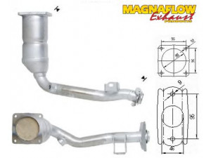 MAGNAFLOW 70911 katalizatoriaus keitiklis 
 Išmetimo sistema -> Katalizatoriaus keitiklis
1731W0