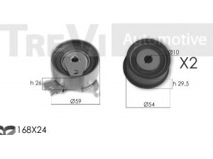 TREVI AUTOMOTIVE KD1385 paskirstymo diržo komplektas 
 Techninės priežiūros dalys -> Papildomas remontas
1606194, 93174263, 93174263, 93174263