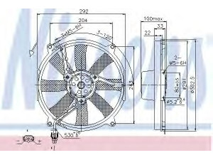 NISSENS 85702 ventiliatorius, radiatoriaus 
 Aušinimo sistema -> Oro aušinimas
0015001393, A0015001393