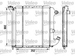 VALEO 961703 radiatorius, variklio aušinimas