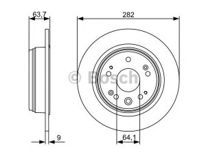 BOSCH 0 986 479 505 stabdžių diskas 
 Dviratė transporto priemonės -> Stabdžių sistema -> Stabdžių diskai / priedai
42510-S9A-N00, 42510-SCA-E00, 42510-SMC-N00