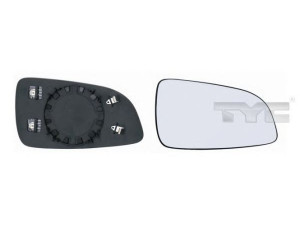 TYC 325-0060-1 veidrodėlio stiklas, išorinis veidrodėlis 
 Kėbulas -> Keleivių kabina -> Veidrodėlis
13141985, 6428786