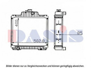 AKS DASIS 440634N radiatorius, variklio aušinimas