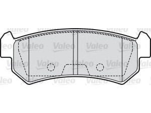 VALEO 598874 stabdžių trinkelių rinkinys, diskinis stabdys 
 Techninės priežiūros dalys -> Papildomas remontas
96405131, 96405131