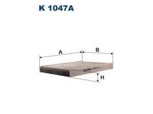 FILTRON K1047A filtras, salono oras 
 Techninės priežiūros dalys -> Techninės priežiūros intervalai
1J0819644, 1J0819644A, JZW 819 653