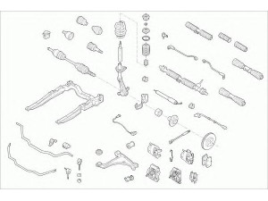 ZF Parts OPEL-VECTR-FZ009 vairavimo mechanizmas; rato pakaba 
 Ašies montavimas/vairavimo mechanizmas/ratai -> Prekių paieška pagal schemą