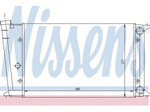 NISSENS 65020 radiatorius, variklio aušinimas 
 Aušinimo sistema -> Radiatorius/alyvos aušintuvas -> Radiatorius/dalys
171.121.253 G