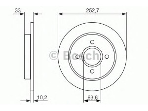 BOSCH 0 986 479 859 stabdžių diskas 
 Dviratė transporto priemonės -> Stabdžių sistema -> Stabdžių diskai / priedai
1073756, 1323621, 1373781, 1630149