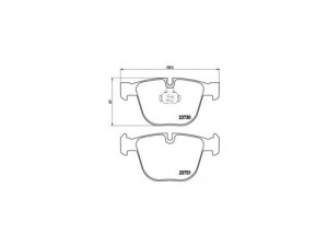 BREMBO P 06 026 stabdžių trinkelių rinkinys, diskinis stabdys 
 Techninės priežiūros dalys -> Papildomas remontas
34116763305, 34212228429, 34212284296