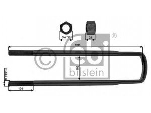 FEBI BILSTEIN 39176 lingės spaustukas