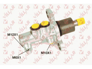 VILLAR 621.2966 pagrindinis cilindras, stabdžiai 
 Stabdžių sistema -> Pagrindinis stabdžių cilindras
4D0611021B, 4D0611021B