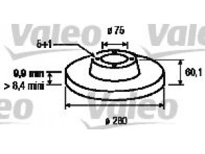 VALEO 186295 stabdžių diskas 
 Stabdžių sistema -> Diskinis stabdys -> Stabdžių diskas
34 21 1 158 936, 34 21 1 162 289