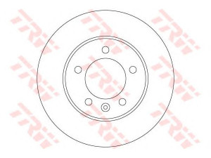 TRW DF6179 stabdžių diskas 
 Stabdžių sistema -> Diskinis stabdys -> Stabdžių diskas