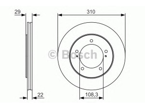 BOSCH 0 986 479 S78 stabdžių diskas
55211 65D10 000, 55211 65D11 000