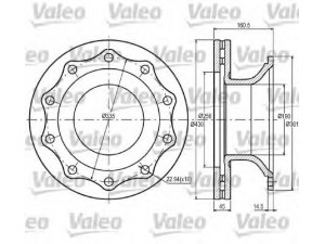 VALEO 187072 stabdžių diskas
4079000300