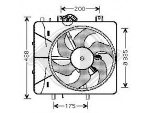 DIEDERICHS 8422605 ventiliatorius, radiatoriaus 
 Aušinimo sistema -> Oro aušinimas
1253C6, 1253C6, 1253E9, 1253H3