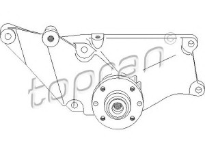 TOPRAN 400 016 atrama, aušinimo ventiliatorius 
 Aušinimo sistema -> Radiatoriaus ventiliatorius
104 200 13 28
