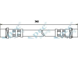 APEC braking HOS3238 stabdžių žarnelė 
 Stabdžių sistema -> Stabdžių žarnelės
5562078, 5562078, 90498330, 90498330