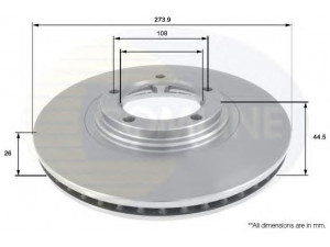 COMLINE ADC1062V stabdžių diskas 
 Dviratė transporto priemonės -> Stabdžių sistema -> Stabdžių diskai / priedai
581294A200