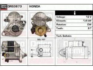 DELCO REMY DRS3873 starteris 
 Elektros įranga -> Starterio sistema -> Starteris
31200-P01-902, 31200-P03-901, 31200-P03-9011