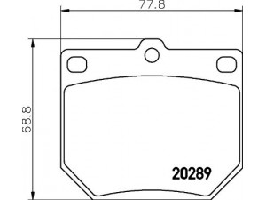 TEXTAR 2028902 stabdžių trinkelių rinkinys, diskinis stabdys 
 Techninės priežiūros dalys -> Papildomas remontas
4106018W25, 41060B9525, 41060B9526