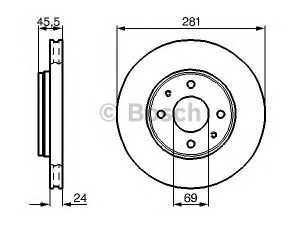 BOSCH 0 986 479 B37 stabdžių diskas 
 Dviratė transporto priemonės -> Stabdžių sistema -> Stabdžių diskai / priedai
M818027, PW820580