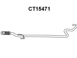 VENEPORTE CT15471 išleidimo kolektorius 
 Išmetimo sistema -> Išmetimo vamzdžiai
1717CQ, 1717EV, 1717HG, 1717LG