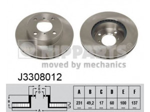 NIPPARTS J3308012 stabdžių diskas 
 Dviratė transporto priemonės -> Stabdžių sistema -> Stabdžių diskai / priedai
55311-75F00, 55311-75F10, 55311-75F11