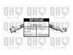 QUINTON HAZELL BFH5345 stabdžių žarnelė 
 Stabdžių sistema -> Stabdžių žarnelės
90080 94163