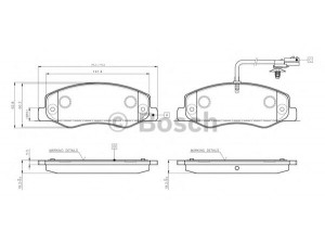 BOSCH 0 986 TB3 132 stabdžių trinkelių rinkinys, diskinis stabdys 
 Techninės priežiūros dalys -> Papildomas remontas
4421289, 95507110, 44 06 008 66R