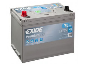 EXIDE _EA755 starterio akumuliatorius; starterio akumuliatorius 
 Elektros įranga -> Akumuliatorius
KE24165E10NY, KE24165E15NY, 5600X6