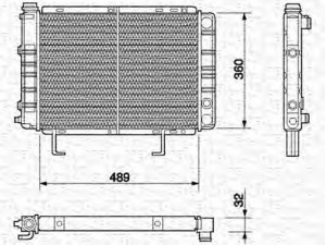 MAGNETI MARELLI 350213599000 radiatorius, variklio aušinimas 
 Aušinimo sistema -> Radiatorius/alyvos aušintuvas -> Radiatorius/dalys
13000, 1300E1, 1300Q6