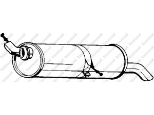 BOSAL 190-517 galinis duslintuvas 
 Išmetimo sistema -> Duslintuvas
1726.WA, 1726.WS, 1726.WZ, 1730.26