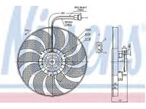 NISSENS 85676 ventiliatorius, radiatoriaus 
 Aušinimo sistema -> Oro aušinimas
7D0959455A