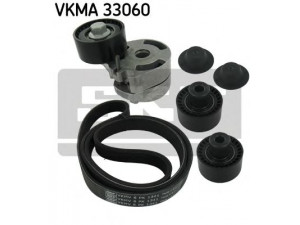 SKF VKMA 33060 V formos rumbuotas diržas, komplektas 
 Techninės priežiūros dalys -> Techninės priežiūros intervalai
046 903 137 N, 16 138 443 80, 5750.KV