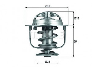 MAHLE ORIGINAL TX 119 82D termostatas, aušinimo skystis 
 Aušinimo sistema -> Termostatas/tarpiklis -> Thermostat
19300-PDA-E01, 19300-PH7-004, 19300-PH7-014