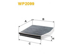 WIX FILTERS WP2099 filtras, salono oras 
 Techninės priežiūros dalys -> Techninės priežiūros intervalai
246 830 01 18, 2468300018