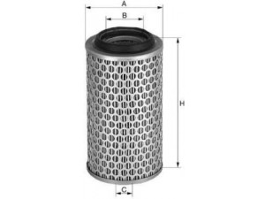 UNIFLUX FILTERS XA1256 oro filtras 
 Techninės priežiūros dalys -> Techninės priežiūros intervalai
1544428, 1544428-4, 1660375, 1660375-5