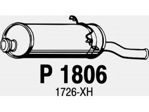 FENNO P1806 galinis duslintuvas 
 Išmetimo sistema -> Duslintuvas
1726-EN