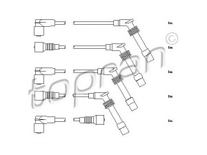 TOPRAN 206 243 uždegimo laido komplektas 
 Kibirkšties / kaitinamasis uždegimas -> Uždegimo laidai/jungtys
16 12 611, 90510834