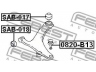 FEBEST SAB-017 valdymo svirties/išilginių svirčių įvorė 
 Ašies montavimas/vairavimo mechanizmas/ratai -> Valdymo svirtis/pasukamosios svirties sujungimas -> Montavimas/sutvirtinimas
20204-AG010, 20204-AG011