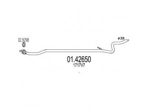 MTS 01.42650 išleidimo kolektorius 
 Išmetimo sistema -> Išmetimo vamzdžiai
1717V7