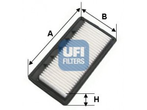 UFI 30.468.00 oro filtras 
 Techninės priežiūros dalys -> Techninės priežiūros intervalai
28113-0X000