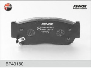 FENOX BP43180 stabdžių trinkelių rinkinys, diskinis stabdys 
 Techninės priežiūros dalys -> Papildomas remontas
48413091A0, 48413091A1, 583023EU00