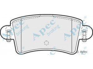 APEC braking PAD1197 stabdžių trinkelių rinkinys, diskinis stabdys 
 Techninės priežiūros dalys -> Papildomas remontas
440600264R