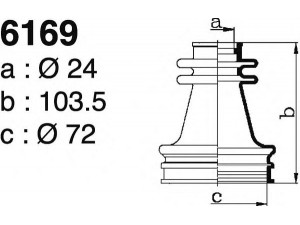 DEPA 6169 gofruotoji membrana, kardaninis velenas 
 Ratų pavara -> Gofruotoji membrana
MR263172, 7701465911