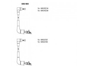 BREMI 600/400 uždegimo laido komplektas 
 Kibirkšties / kaitinamasis uždegimas -> Uždegimo laidai/jungtys
ZE30-18-140