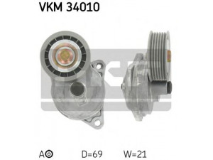 SKF VKM 34010 įtempiklio skriemulys, V formos rumbuotas diržas 
 Diržinė pavara -> V formos rumbuotas diržas/komplektas -> Įtempiklio skriemulys
1061459, 1073096, 97BB 6A228 AG