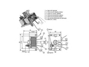 ERA 227210 solenoidinis jungiklis, starteris
847986